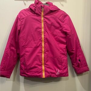 Spyder Kids Fuchsia Puffer Jacket